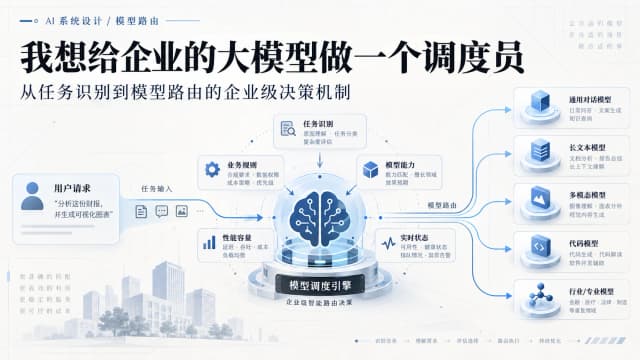 我想给企业的大模型做一个调度员